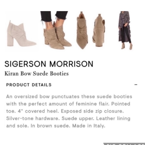 Sigerson Morrison❤️Incredibly Chic Booties Tan Suede (8) - Picture 5 of 16